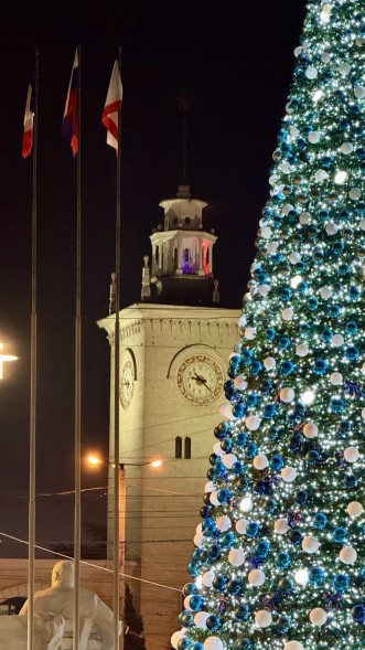 Ель каркасная «Светодинамическая Уральская»