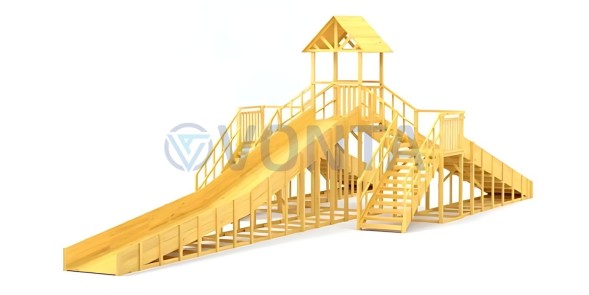 Зимняя горка Савушка Зима Wood 11