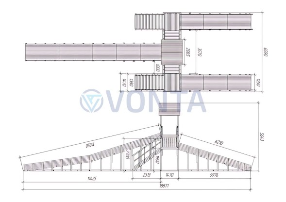 Зимняя горка Савушка Зима Wood 11