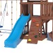 Детская деревянная игровая площадка для улицы дачи CustWood Scout SC10 с деревянной крышей