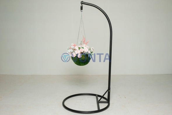 Топиари подвесное кашпо Нино, d = 35 см — газон Deluxe