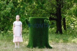 Топиари пень, h=140 см — газон Deluxe