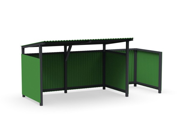 Навес для ТБО Тип 3, 255.02.03