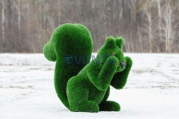 Топиари белочка Ку-ку, h = 85 см — газон Deluxe