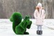 Топиари белочка Ку-ку, h = 85 см — газон Deluxe