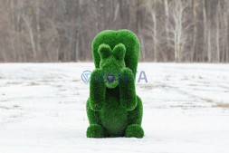 Топиари белочка Ку-ку, h = 85 см — газон Deluxe