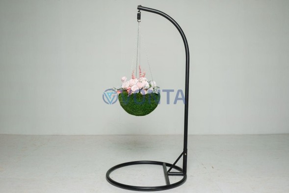 Топиари подвесное кашпо Нино, d = 45 см — газон Deluxe