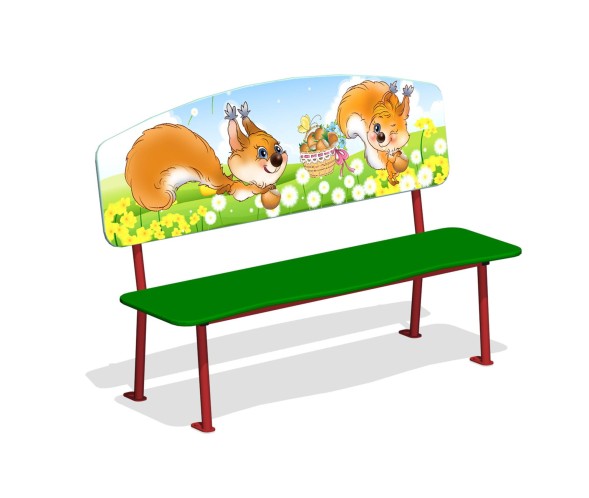 Лавочка детская “Белочки”, МФ-32.3