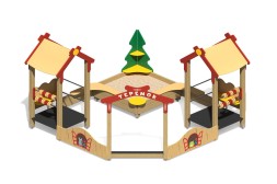 Песочный дворик “Теремок”, ПС-29