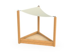 Песочница с теневым навесом «Парус» Тип 1, 352.01 исп.3