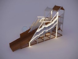 Зимняя горка IgraGrad Snow Fox скат 8 и 5 м мод.2