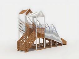 Зимняя горка IgraGrad Snow Fox скат 8 и 5 м мод.2