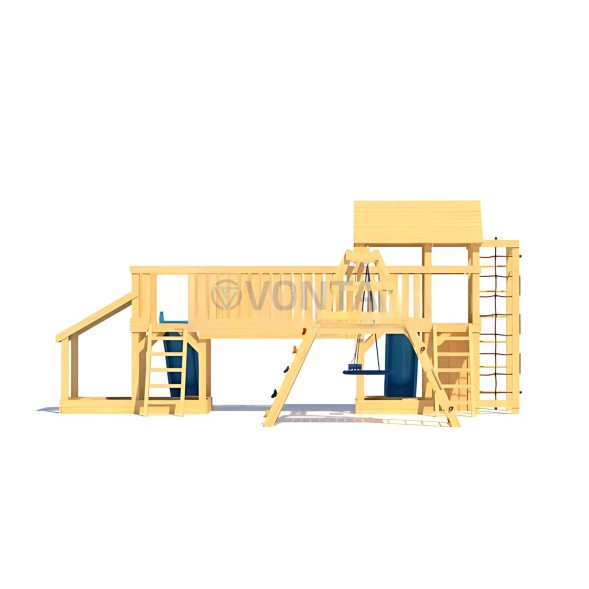 Детская деревянная игровая площадка для улицы дачи CustWood Scout S12