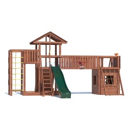 Детская деревянная игровая площадка для улицы дачи CustWood Active 12