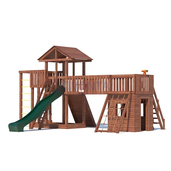 Детская деревянная игровая площадка для улицы дачи CustWood Active 12