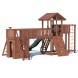 Детская деревянная игровая площадка для улицы дачи CustWood Active 12