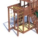 Детская деревянная игровая площадка для улицы дачи CustWood Active 12