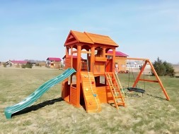 Детская площадка IgraGrad Клубный домик 2 с трубой