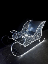 Светодиодная фигура Сани Деда Мороза 110 см., (SR052)