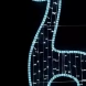 Светодиодная консоль Олень в Профиль 90*240 см, холодный белый, , (LC-13406)