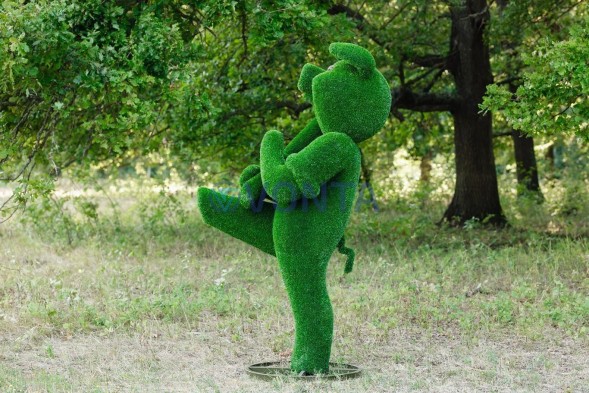 Топиари композиция бригада Хрю, модель 2 — газон Eco