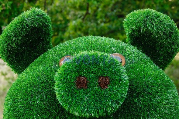 Топиари композиция бригада Хрю, модель 2 — газон Eco