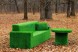 Топиари диван с подушкой — газон Eco+