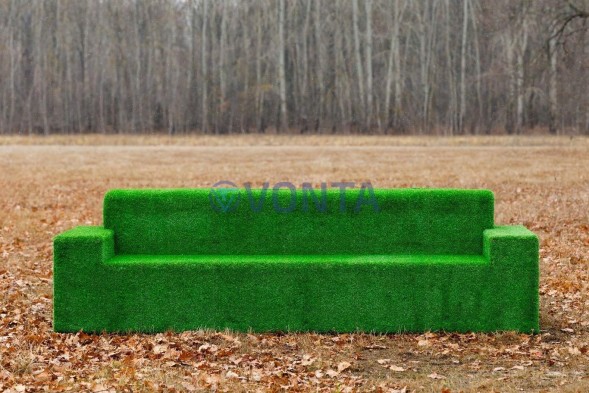 Топиари диван с подушкой — газон Eco+
