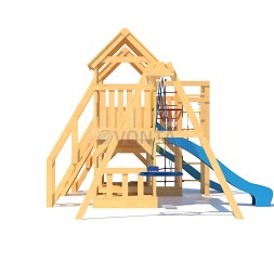 Детская деревянная игровая площадка для улицы дачи CustWood Scout S13