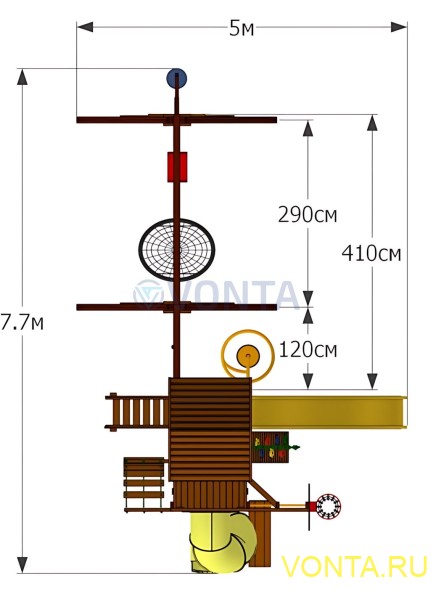 Детская площадка Mark Spring Turbo 11