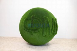 Топиари шар с логотипом d=200 — газон Eco+Deluxe