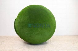 Топиари шар с логотипом d=200 — газон Eco+Deluxe