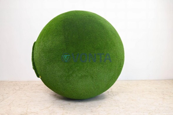 Топиари шар с логотипом d=200 — газон Eco+Deluxe
