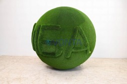 Топиари шар с логотипом d=200 — газон Eco+Deluxe