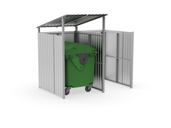 Навес для ТБО с отсеком  для крупногабарита, 255.02.01