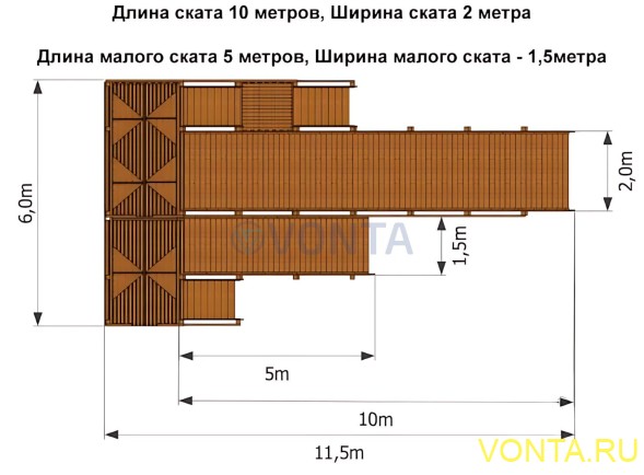 Зимняя горка Норд Премиум