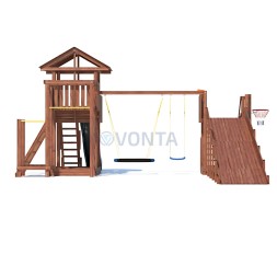 Детская площадка CustWood All-Season 5 (круглый год)