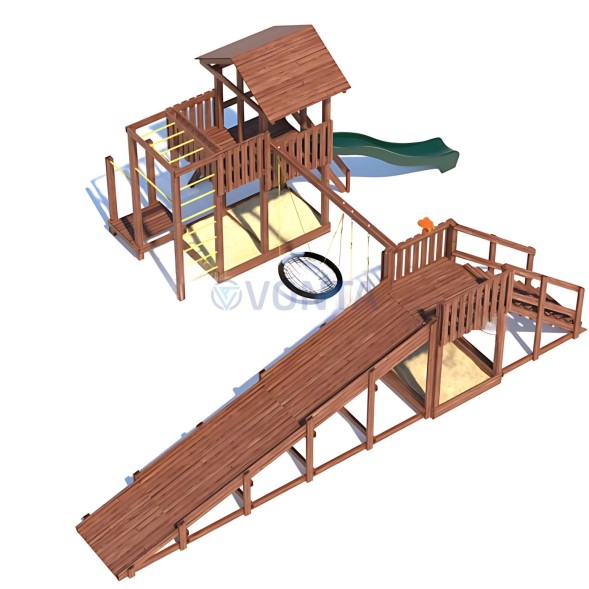 Детская площадка CustWood All-Season 5 (круглый год)