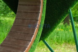 Топиари качели Комфорт — газон Deluxe