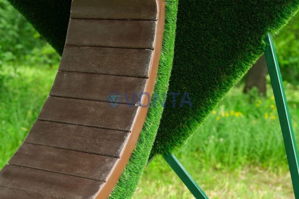 Топиари качели Комфорт — газон Deluxe