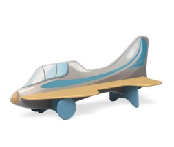 Лавочка детская двойная “Самолет”, МФ-05.15