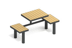 Стол со скамьями, ПМ-60