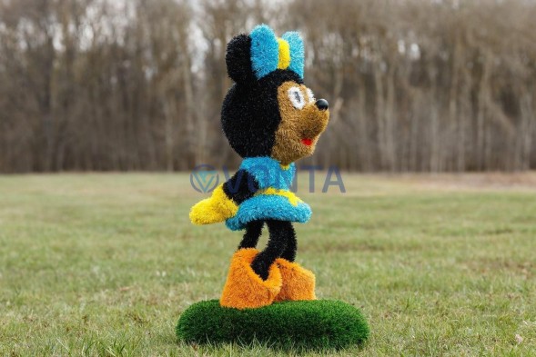 Топиари мышка Крис, модель 1 — газон Deluxe + Eco