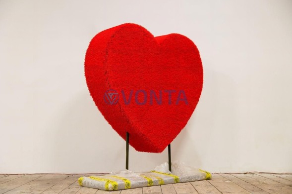 Топиари сердце, h=160 см — газон Eco