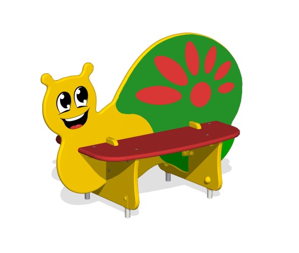 Лавочка детская двойная “Улитка 3”, МФ-25.2