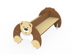 Скамейка детская двухсторонняя «Мишка», 119.01.05