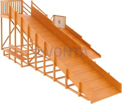 Зимняя горка IgraGrad Snow Fox скат 10 м (мод. 3)