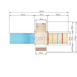 Детская домашняя площадка IgraGrad 2