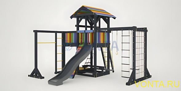 Детская площадка Савушка 3 (Black Edition)