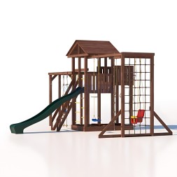 Детская деревянная игровая площадка для улицы дачи CustWood Active 9